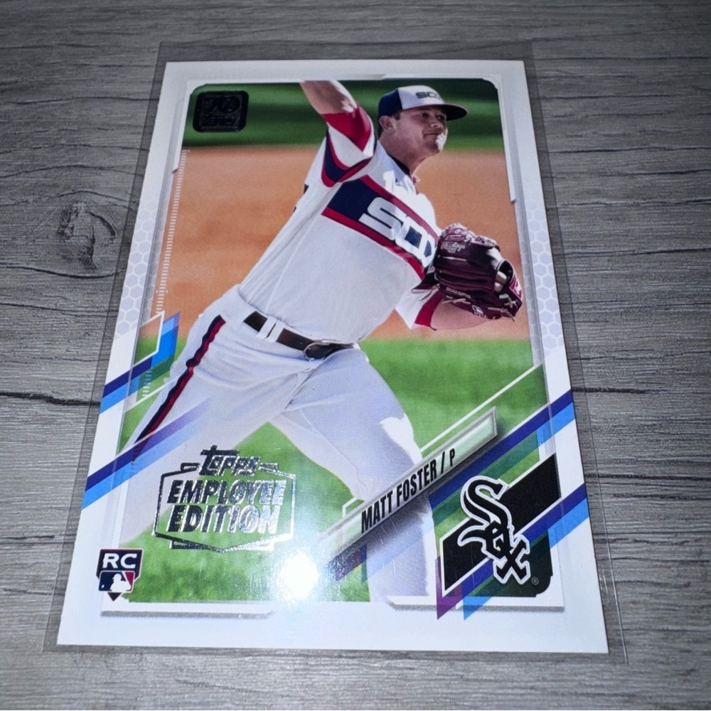 2021 Topps Employee Edition #426 Matt Foster RC Chicago White Sox SUPER RARE - Picture 2 of 4